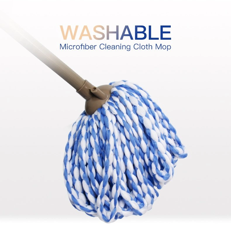Household Portable Rotary Filled Plastic Microfiber Mop Head for Mop Accessories Replacement