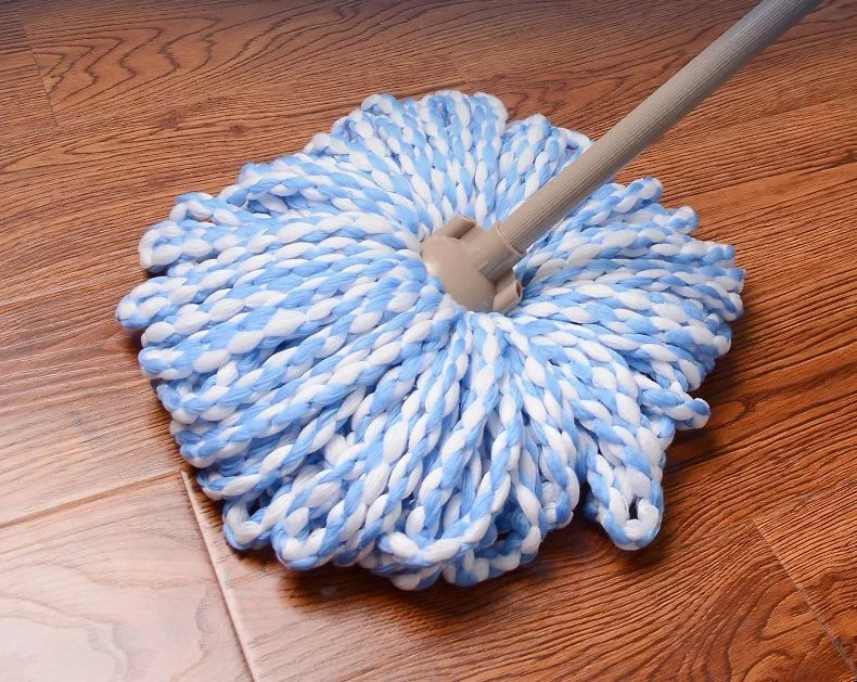 Household Portable Rotary Filled Plastic Microfiber Mop Head for Mop Accessories Replacement