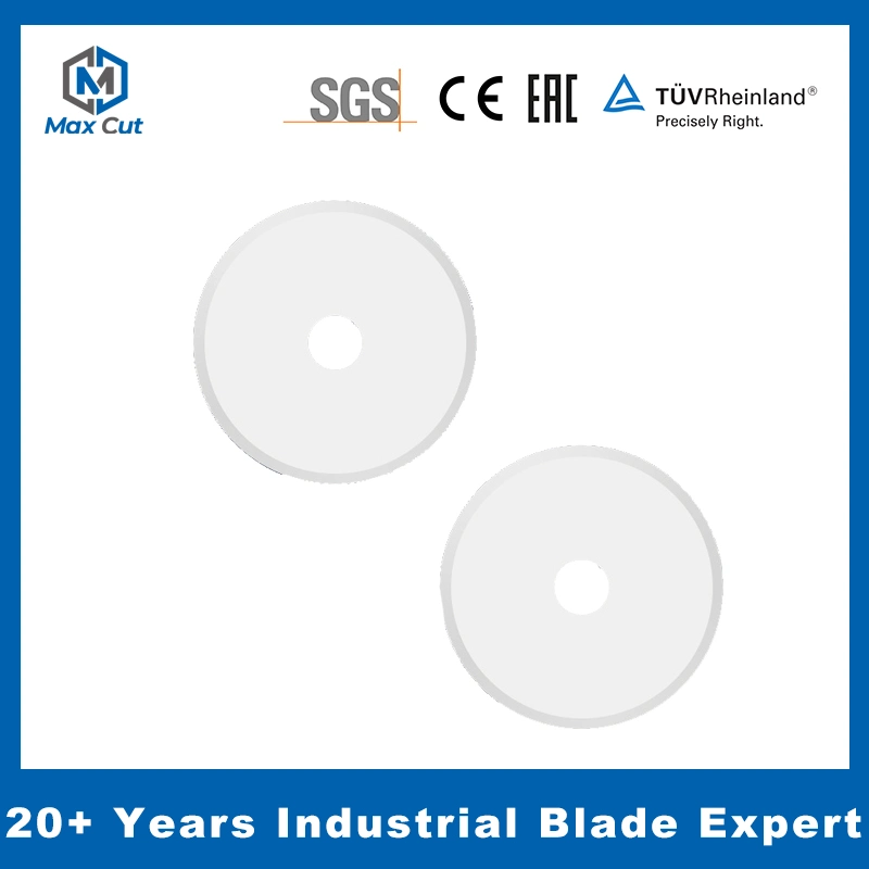 Medical Material Mask Cutting Blade Non-Woven Synthetic Fabrics Zro2 Slitting Knife