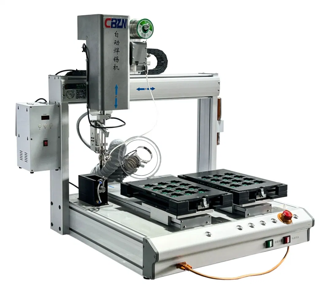 Ra Automatic Robotic Spot Soldering Station with 360-Degree Rotating Head