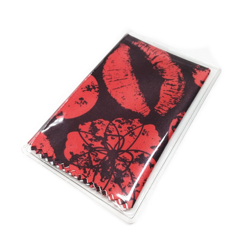 Custom Print Logo Microfiber Screen Lens Cleaning Cloth