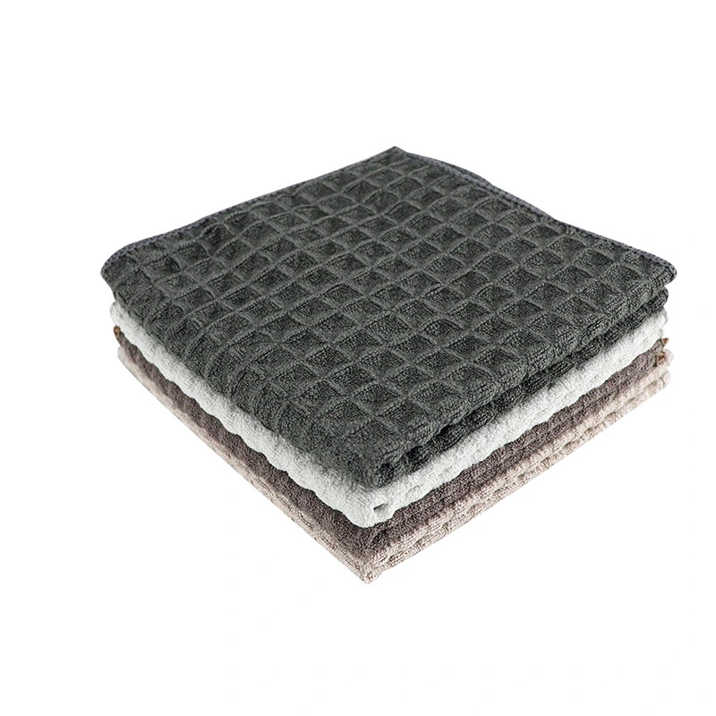 Waffle Multipurpose Microfiber Cloth for Home Car Kitchen Cleaning Towel