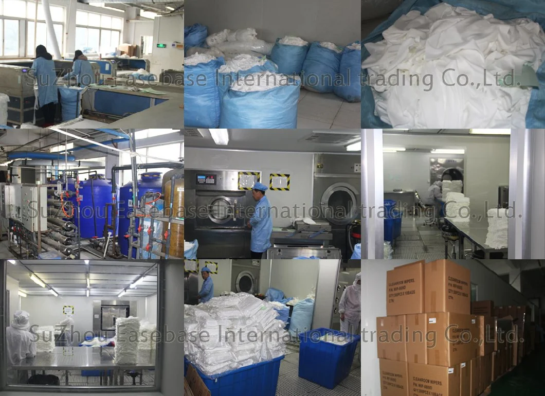 Industrial Disposable Cleanroom Use Lint Free Cleaning Wipes Cloth