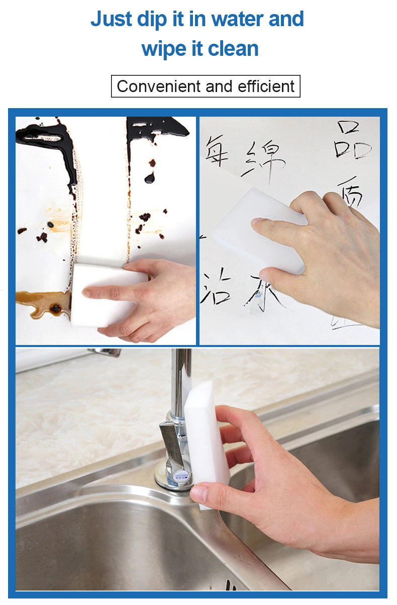 Convenient and Durable for All Kinds of Uneven Places Nano Sponge Magic Wipe