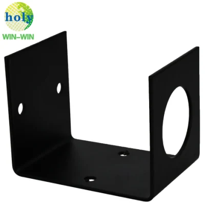  Car Aluminum Sheet Metal Fabrication Bending Stamping Black Anodized Fine Blanking Frame