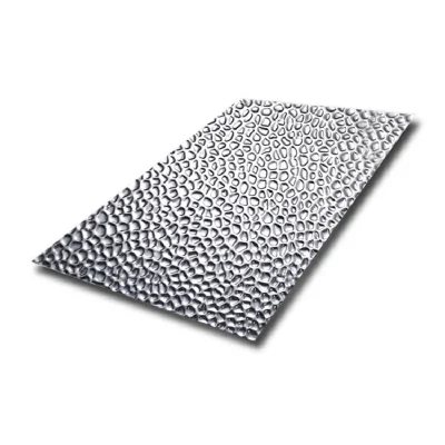  304 2b Ba Surface Sliver Color Stamped Finish Small Honeycomb Texture 16 Gauge Ss Sheet Metal