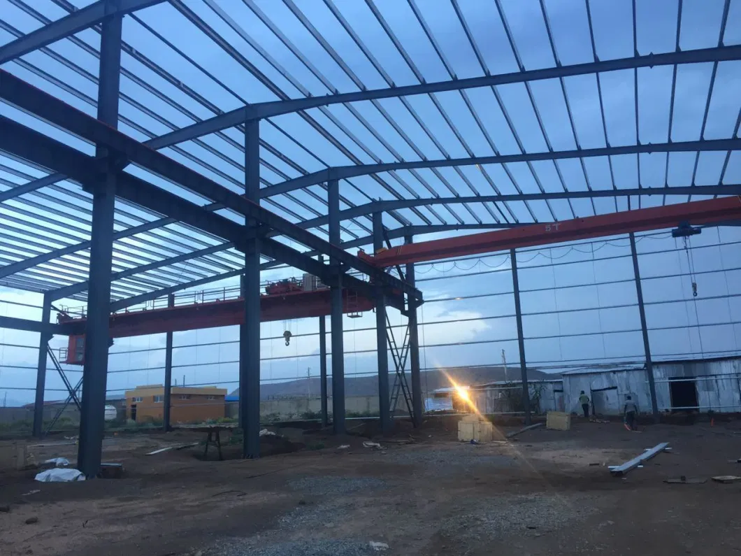 Cost-Saving C Beam Steel Purlin Metal Frame Shed Structure Fabrication