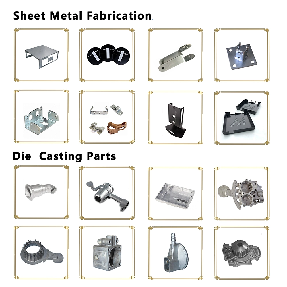 Custom Sheet Metal Fabrication Bending Stamped Metal Parts Laser Cutting Bending Sheet Metal Stamping Parts