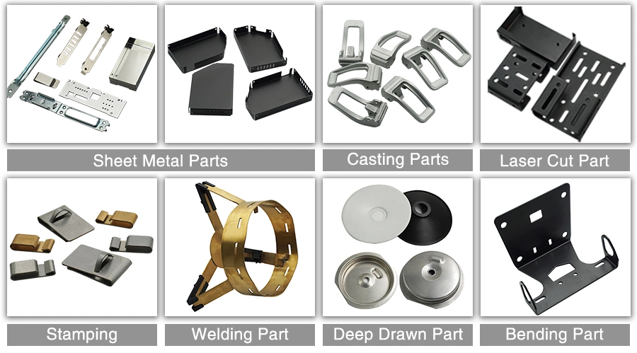 OEM Hardware Factory Custom Sheet Metal Fabrication Anodized Small Metal Stamping Parts