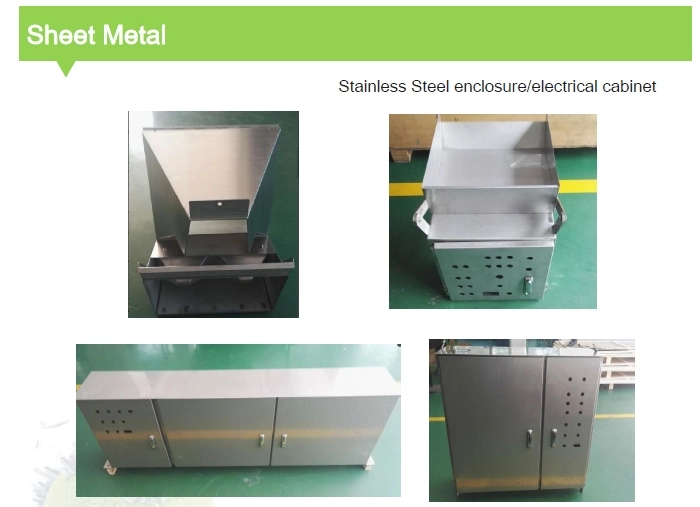 Stainless Steel Sheet Metal Fabrication for Enclosure/Box/Hopper/Tray with Brushing or Mirror Polish