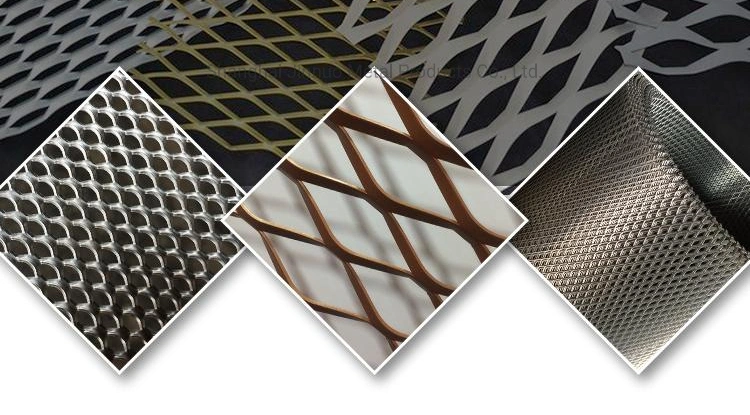 PVC Aluminum Stainless Steel Copper Expanded Metal Mesh Sheet Price