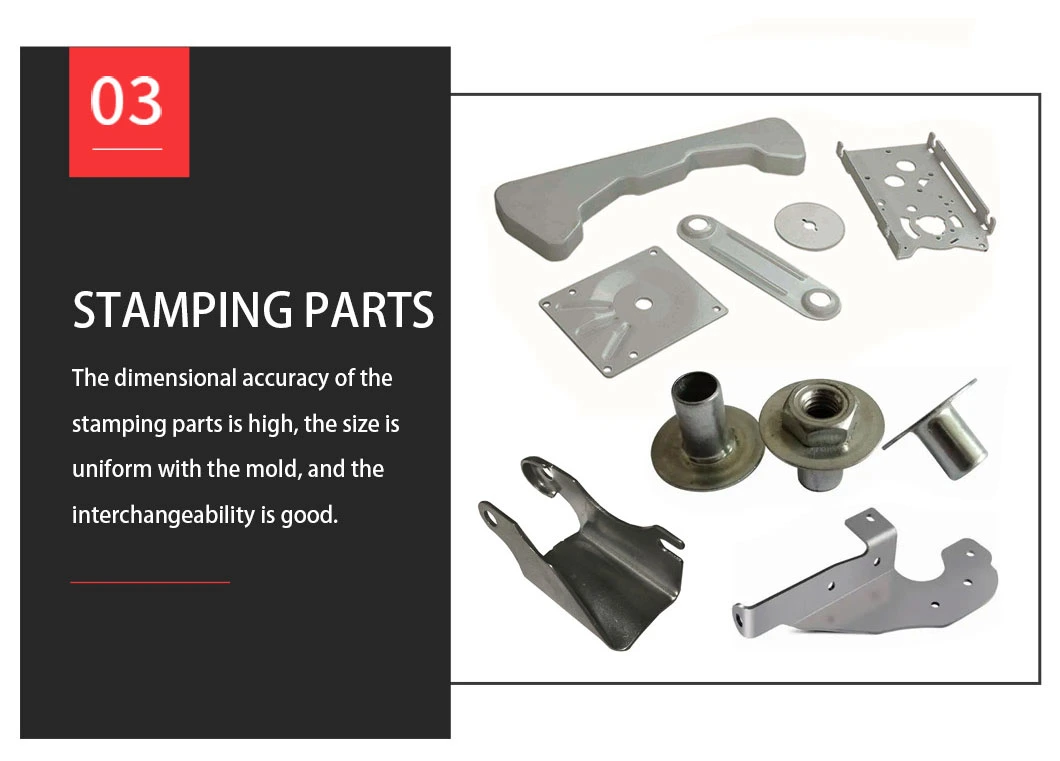 OEM Custom Products Manufacturer Aluminum Stainless Steel Sheet Metal Stamped Bending Parts with Doorbell Steel Stamping