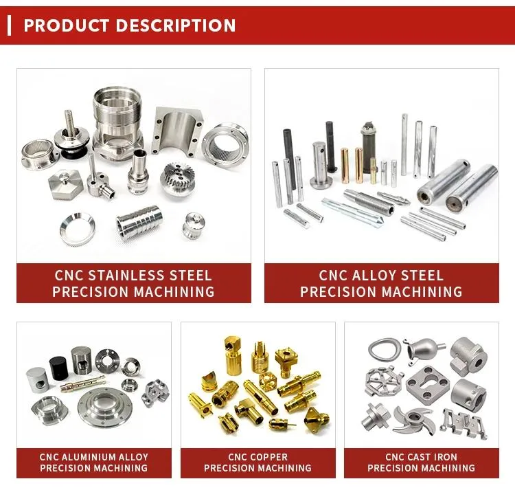 High Precision Custom Made Service CNC Milling Machine Parts Laser Cutting Accessories for CNC Metal Tube Stamping Bending Parts
