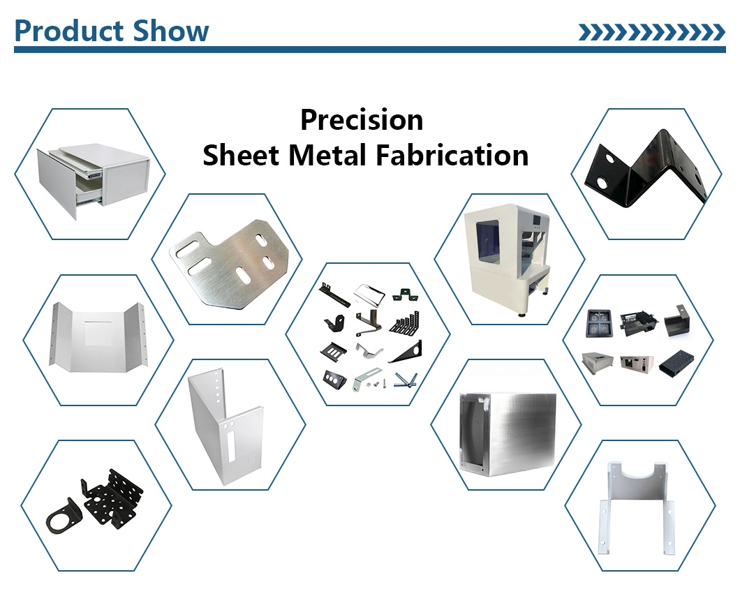 Custom Made Precision CNC Metal Sheet Stainless Steel Aluminum Bending Parts Laser Cutting Sheet Metal Fabrication Service