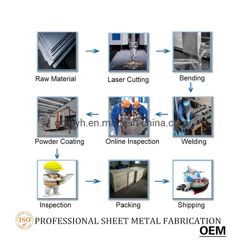 ISO9001 Fabricator Custom Sheet Metal Fabrication Bending Stamped Metal Parts Laser Cutting Bending Stainless Steel Welding Metal Stamping Parts