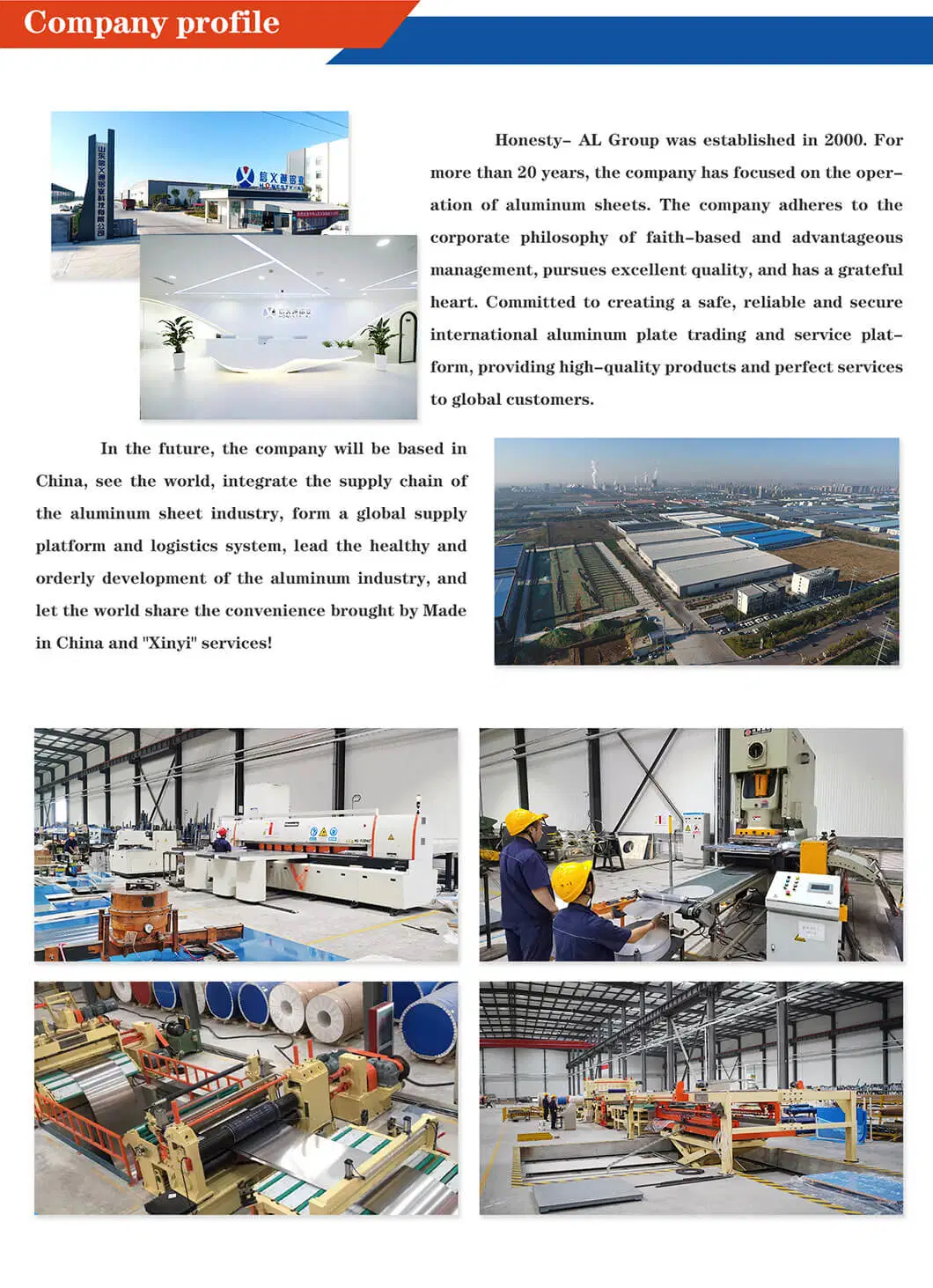Honesty-Al China Aluminum Plate 2024 T3 Industrial Aluminum Sheet Metal in Stock Aluminum Plate Price Alu Sheet