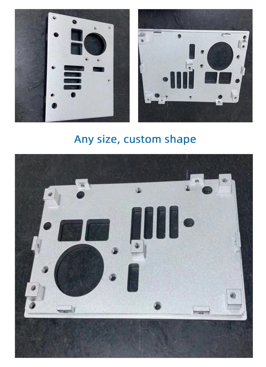 Custom CNC Sheet Metal Laser Cutting Welding Parts Stamping Service Aluminum Sheet Metal Punch Processing Fabrication