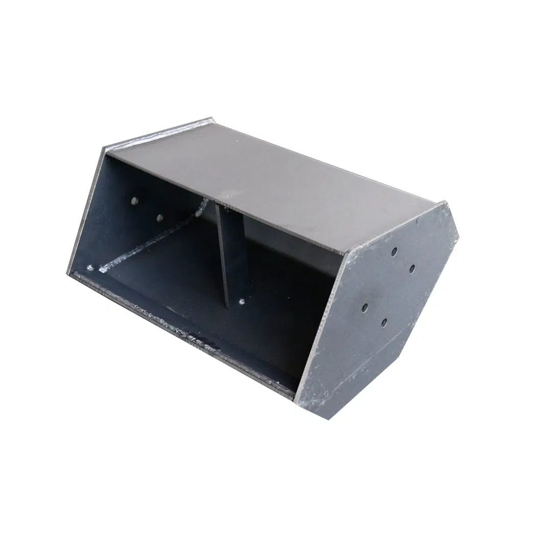 Heavy Duty Sheet Metal Stamping Welding Parts for Construction Hopper Chute Feeder