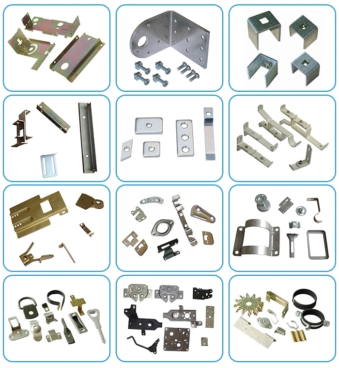 High Quality Precision Carbon Steel Galvanized Sheet Metal Punching Press Stamping Parts