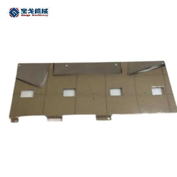 OEM Aluminum Bending Anodized Air Conditioner Panel Sheet Metal Fabrication
