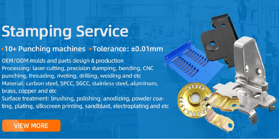 China Factory Price Custom OEM High Precision CNC Punch Metal Stamping Press Service Zinc Sheet Metal Stamping Parts