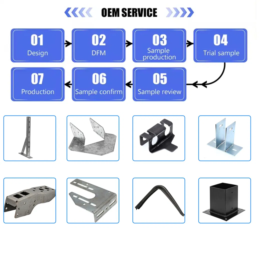 Custom Stamping Bending Sheet Metal Parts Precision Fabrication Carbon Steel Aluminum Components