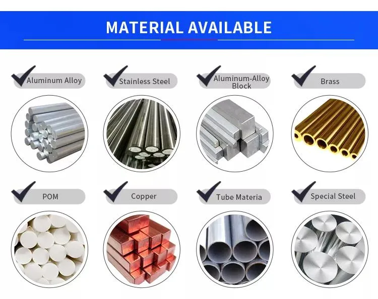 Aluminum Customized Precise Service CNC Metal Precision Machining Parts OEM