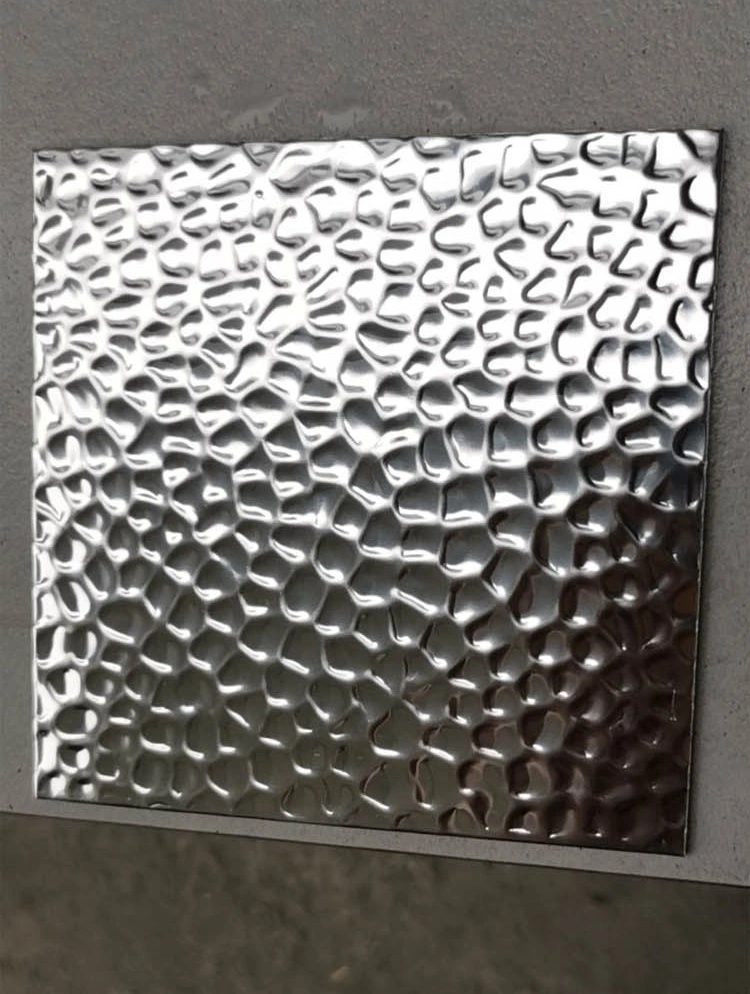 304 2b Ba Surface Sliver Color Stamped Finish Small Honeycomb Texture 16 Gauge Ss Sheet Metal