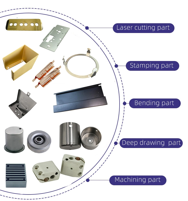 Custom Stamped Parts Deep Drawn Part Automotive Sheet Metal Stamping Parts