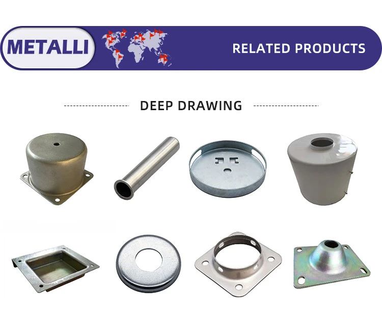OEM Sheet Metal Stamping Part Manufacturer Deep Drawn Parts Auto Metal Stamping Part Deep Drawing Part