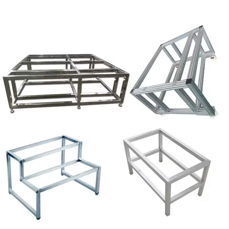 Customized Aluminum Profiles Frame Structure TIG Welding Fabrication Chrome Plating Stainless Steel Frame