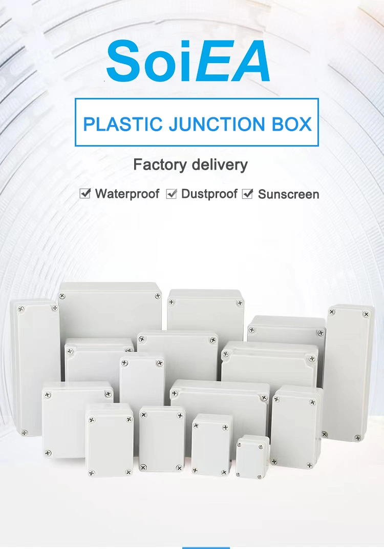Waterproof IP66 Electrical Junction Box Wire Connection Box Square Adaptable Box