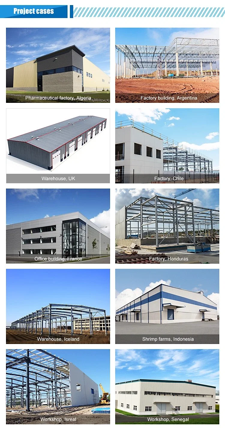 Light Steel Prefab Warehouse Metal Steel Structure Warehouse Hanger Building