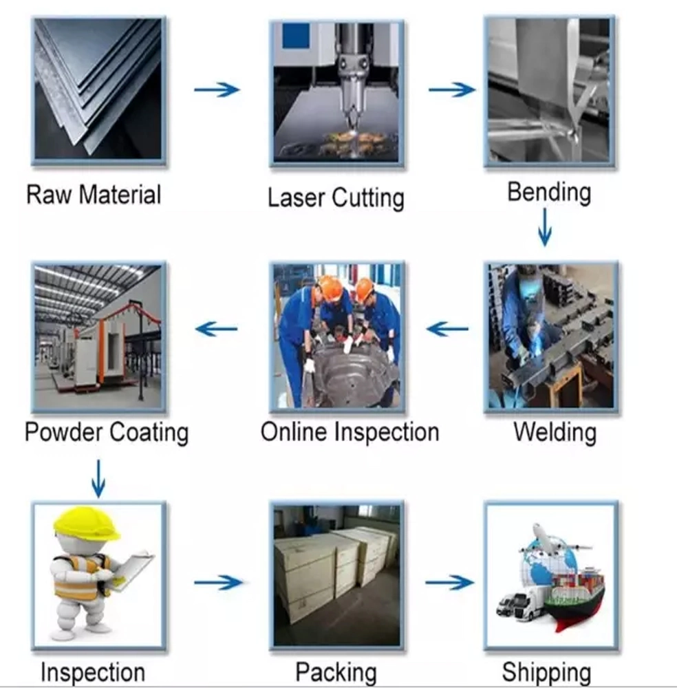 Custom Sheet Metal Parts Process OEM Stamped Steel Pressed Parts