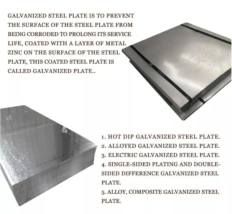 Galvanized Steel Sheet Factory Price Per Kg 4X8000mm Prime Quality Metal Supplier