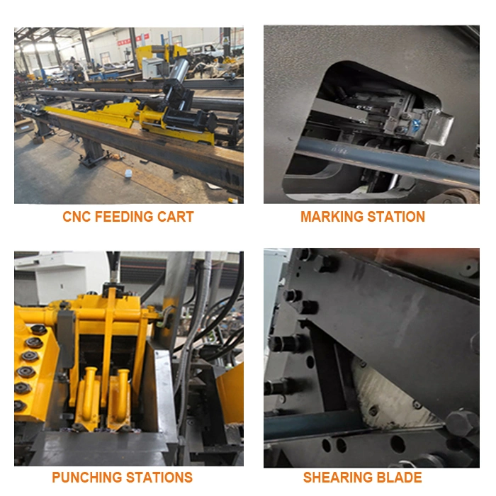 High Precision Angle Steel Hole Punching Typing Shearing Hydraulic Machine for Steel Tower