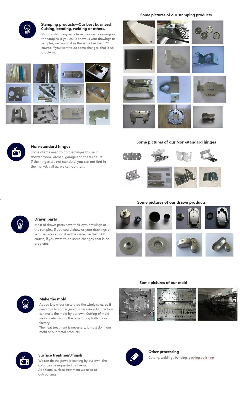 High Precision Custom Stamping Parts for Stamping Spare Part with Stamping Punching