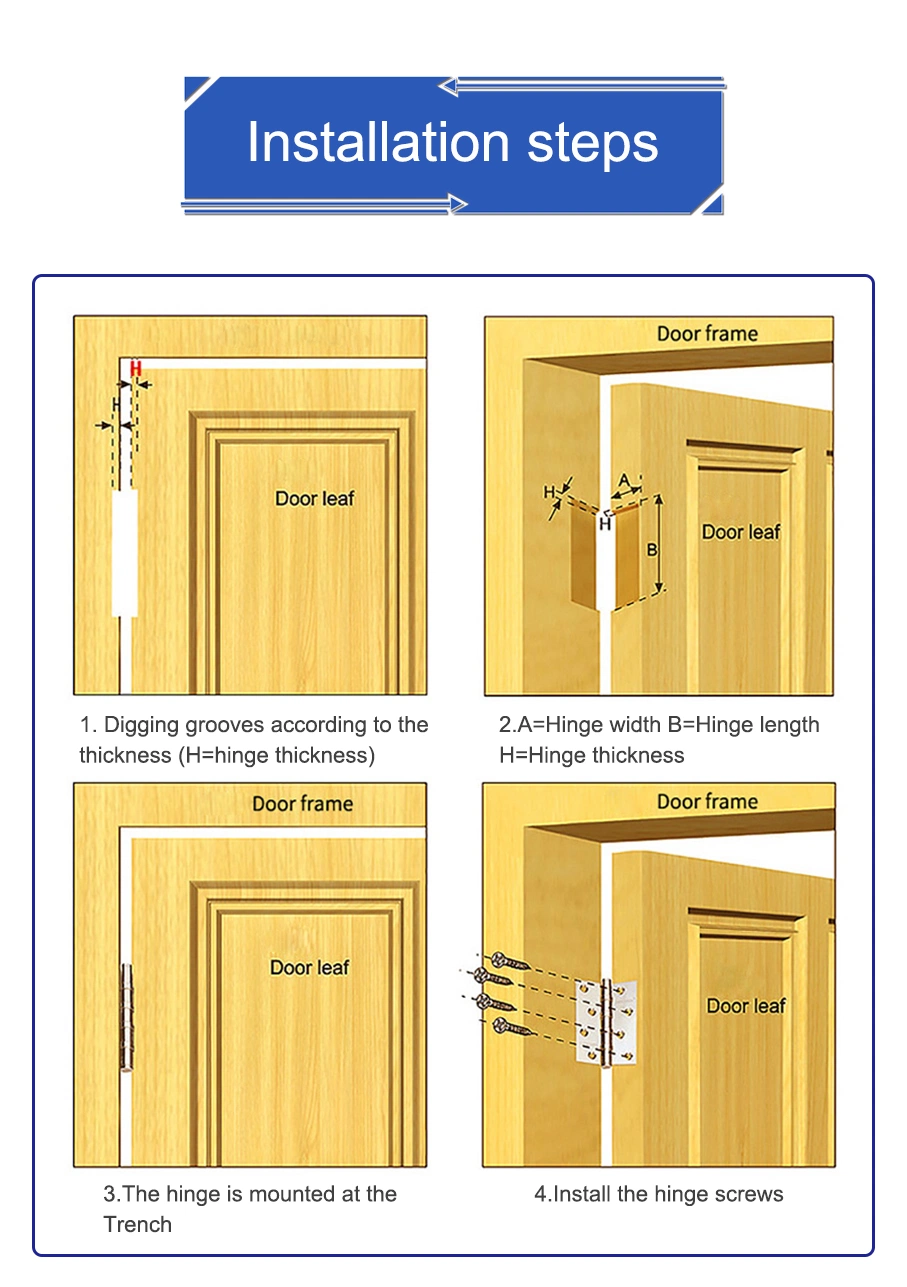 Stainless Steel Sheet Metal Fabrication Stamping Door/Window Hinges with Galvanizing 90%off