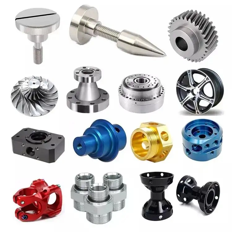 CNC Manufacturer Factory Component Metal Parts Aluminum Stainless Steel Copper Brass Milling Drilling Milling Turnin CNC Service Machining Parts