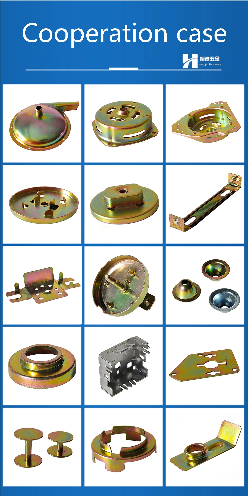 Custom High Precision Stamped Metal Steel Bending Electronic Stamping Machine Part