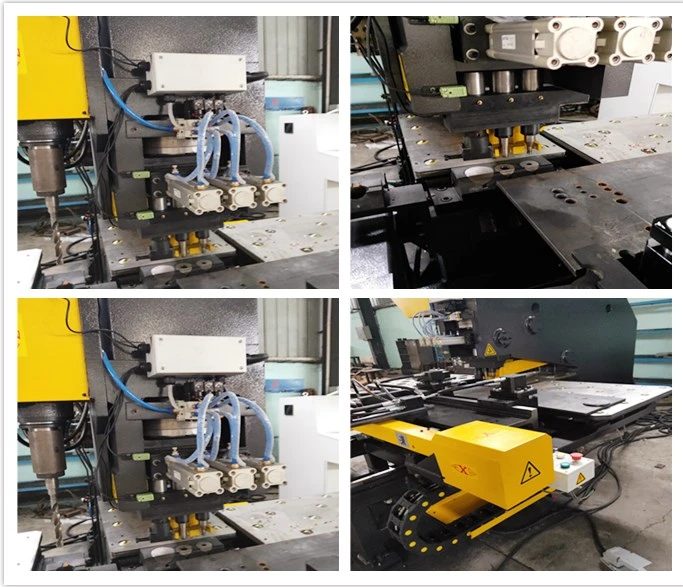 High Speed CNC Steel Sheet Metal Hole Punching Machine for Connection Plates