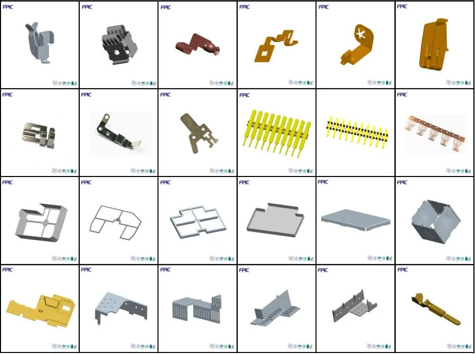 Precise Stamping Forming Metal Hardware Custom Components Battery Contact Terminals