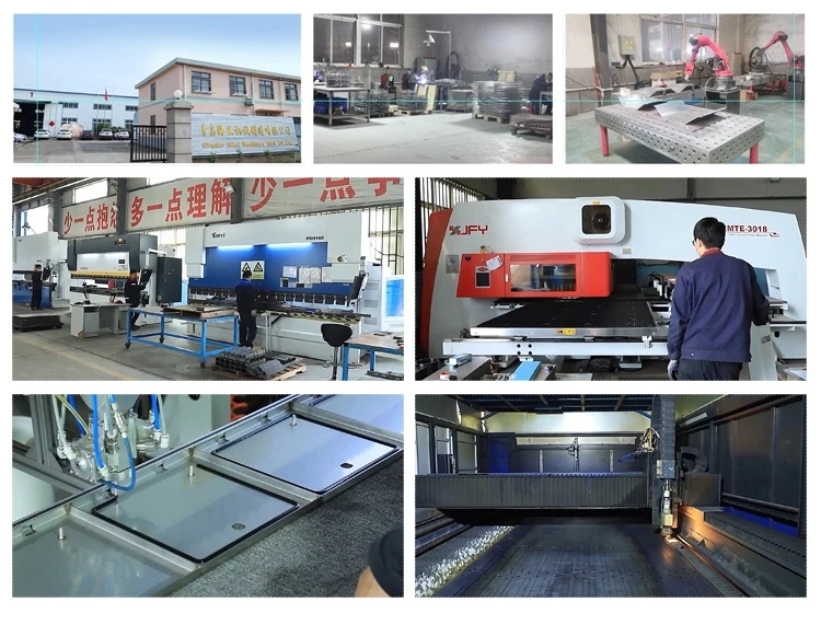 Customized Stamped Aluminum Small Box Sheet Metal Frame