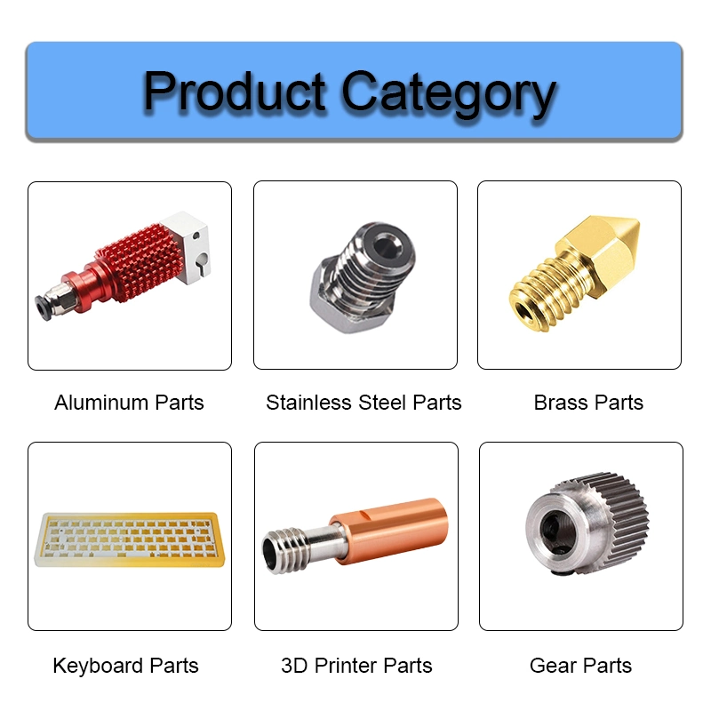 OEM CNC Milling Machinery Parts Custom CNC Machined Component Precision Metalworking Spare Parts