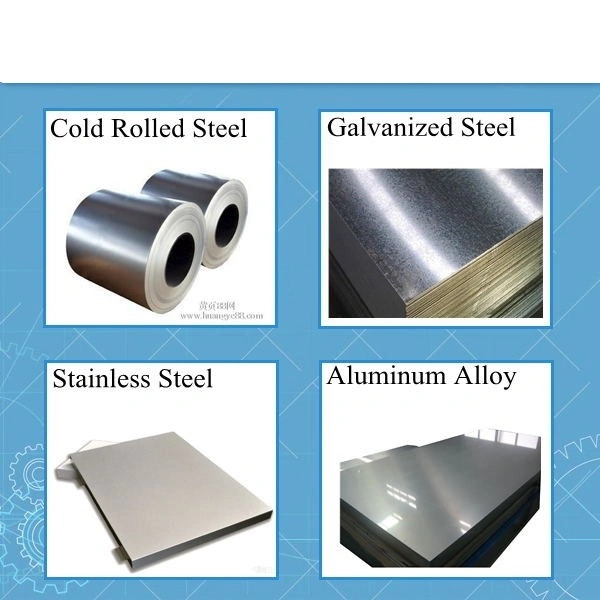 Galvanized Steel Alum Aluminium Sheet Metal Laser Cutting Bending Stamping Stamped Parts