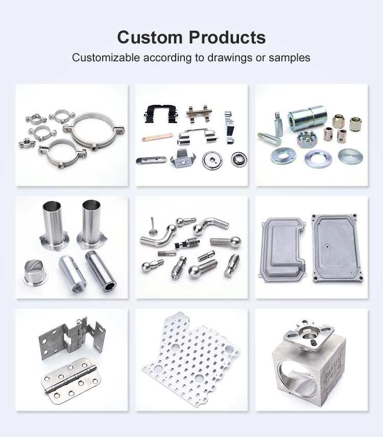 Custom Metal Products Steel Stamped Welded Parts Supply Blank Stamping Part Sheet Metal Fabrication