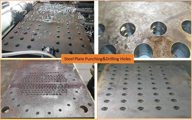 High Speed CNC Steel Sheet Metal Hole Punching Machine for Connection Plates