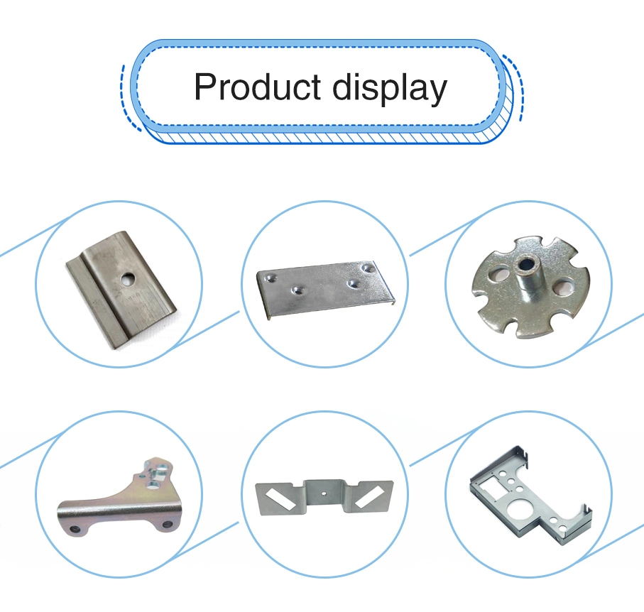 Wholesale Aluminum Parts Stamping Clamp Metal Side Bracket Metal Frame for Electronics