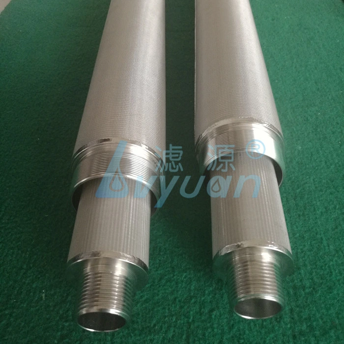 Stainless Steel SS304 316L 25 Micron Sintered Porous Metal Filters for 20 Inch Single Cartridge Filter Housing