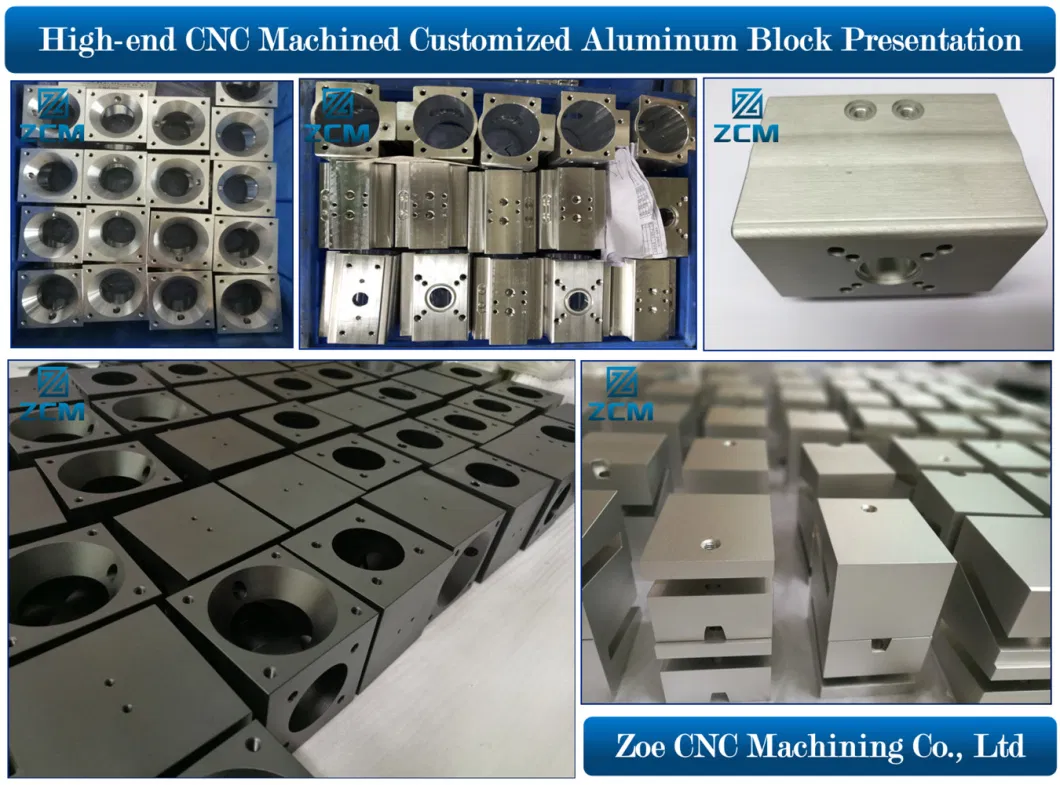 Shenzhen Custom Manufactured Metal Precision CNC Milled Machining Grey Anodized Aluminum Cavity Block Industrial Adapter Electronics Parts